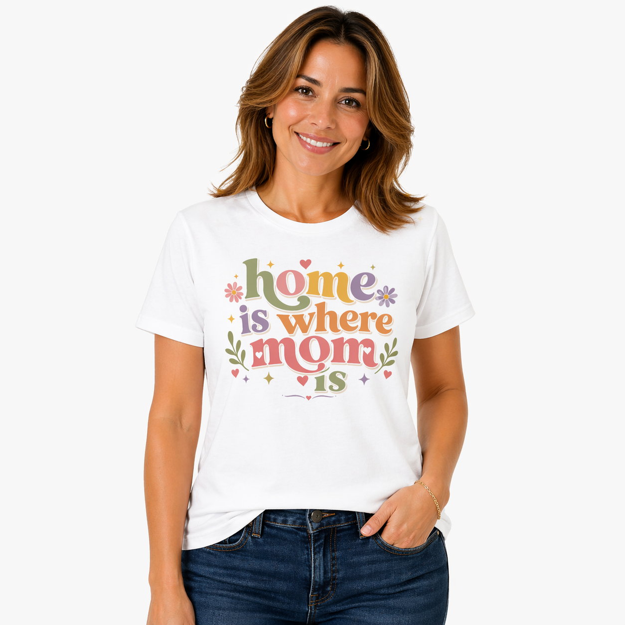 Home Is Mom Tee