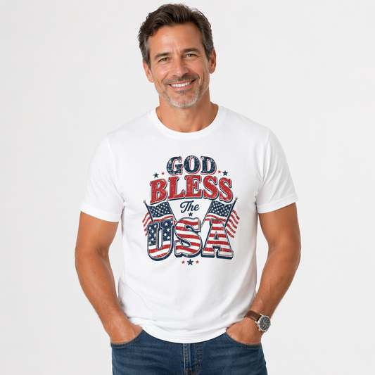 God Bless America Heritage Tee