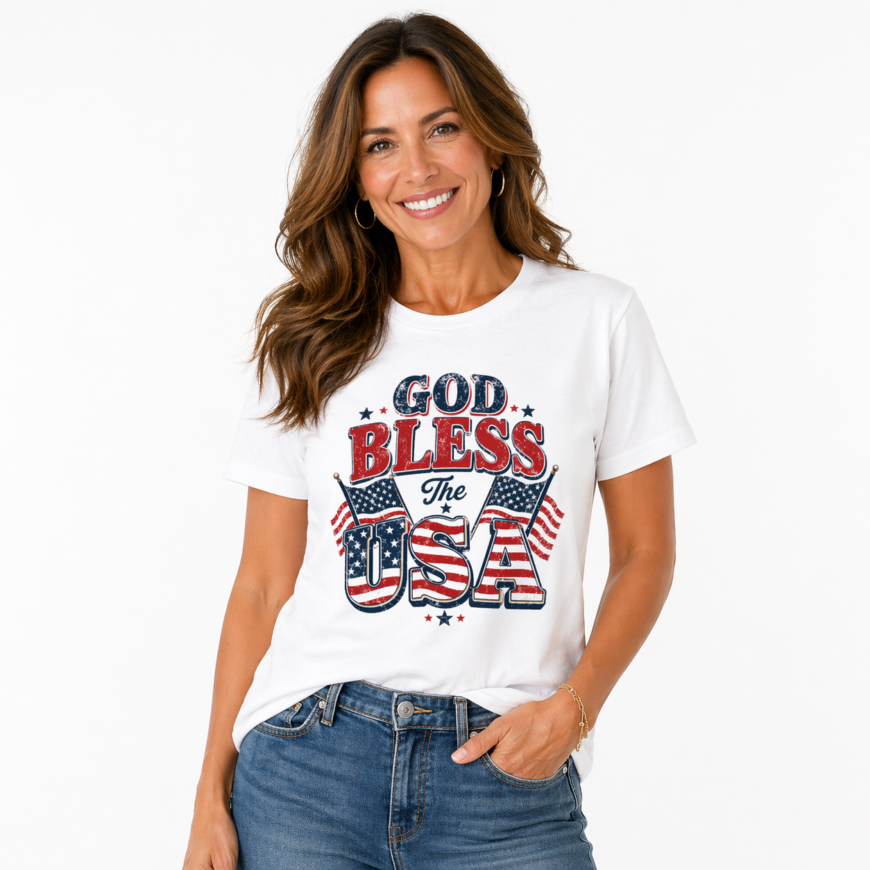 God Bless America Heritage Tee