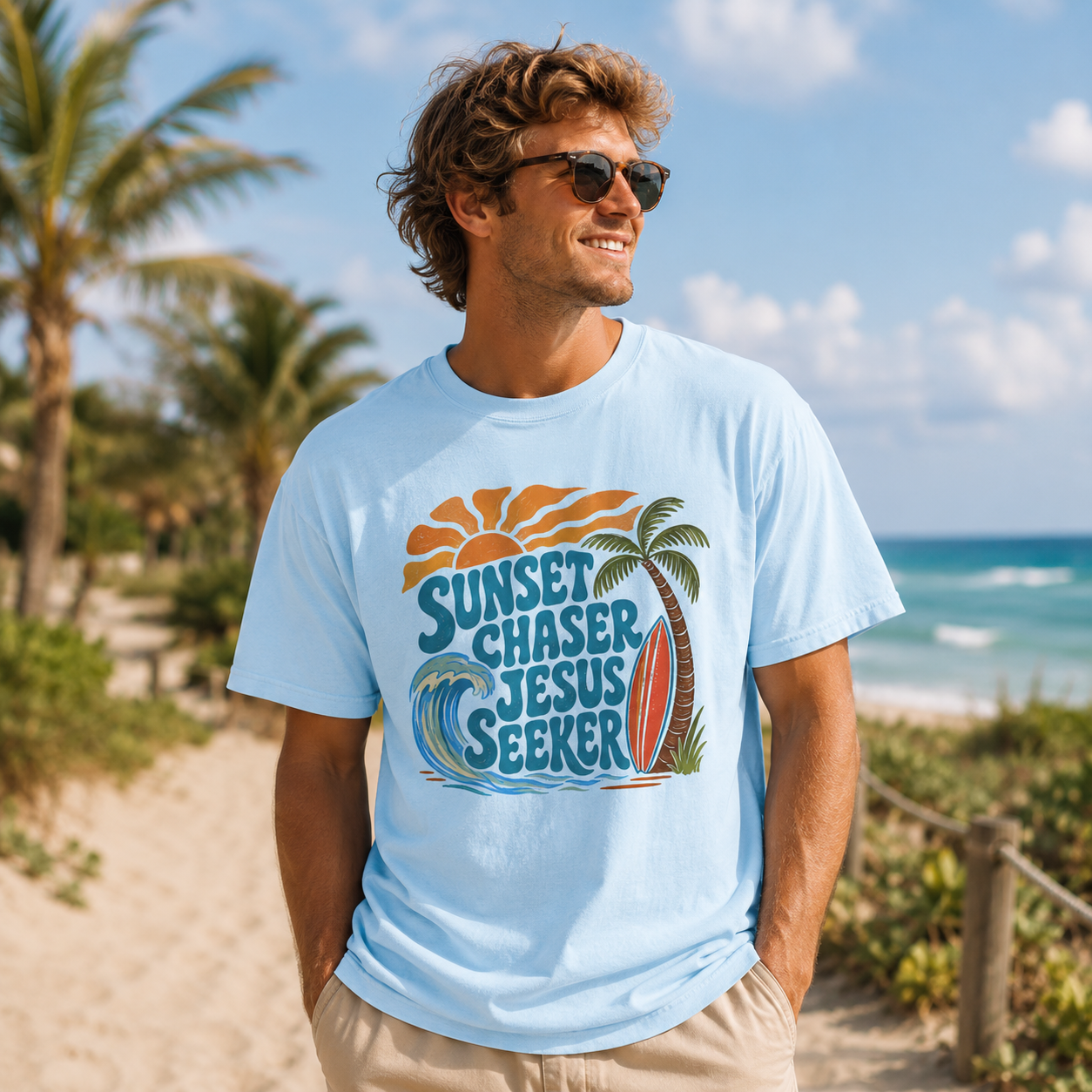 Sunset Seeker Heavyweight Tee