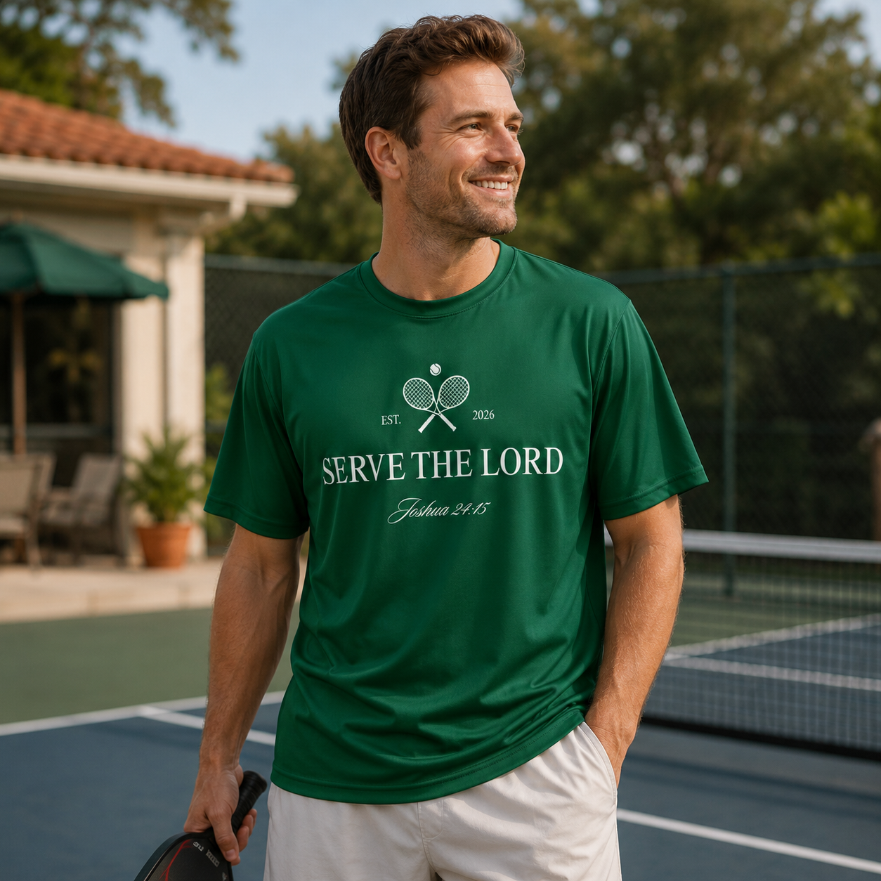 Serve the Lord Performance Tee
