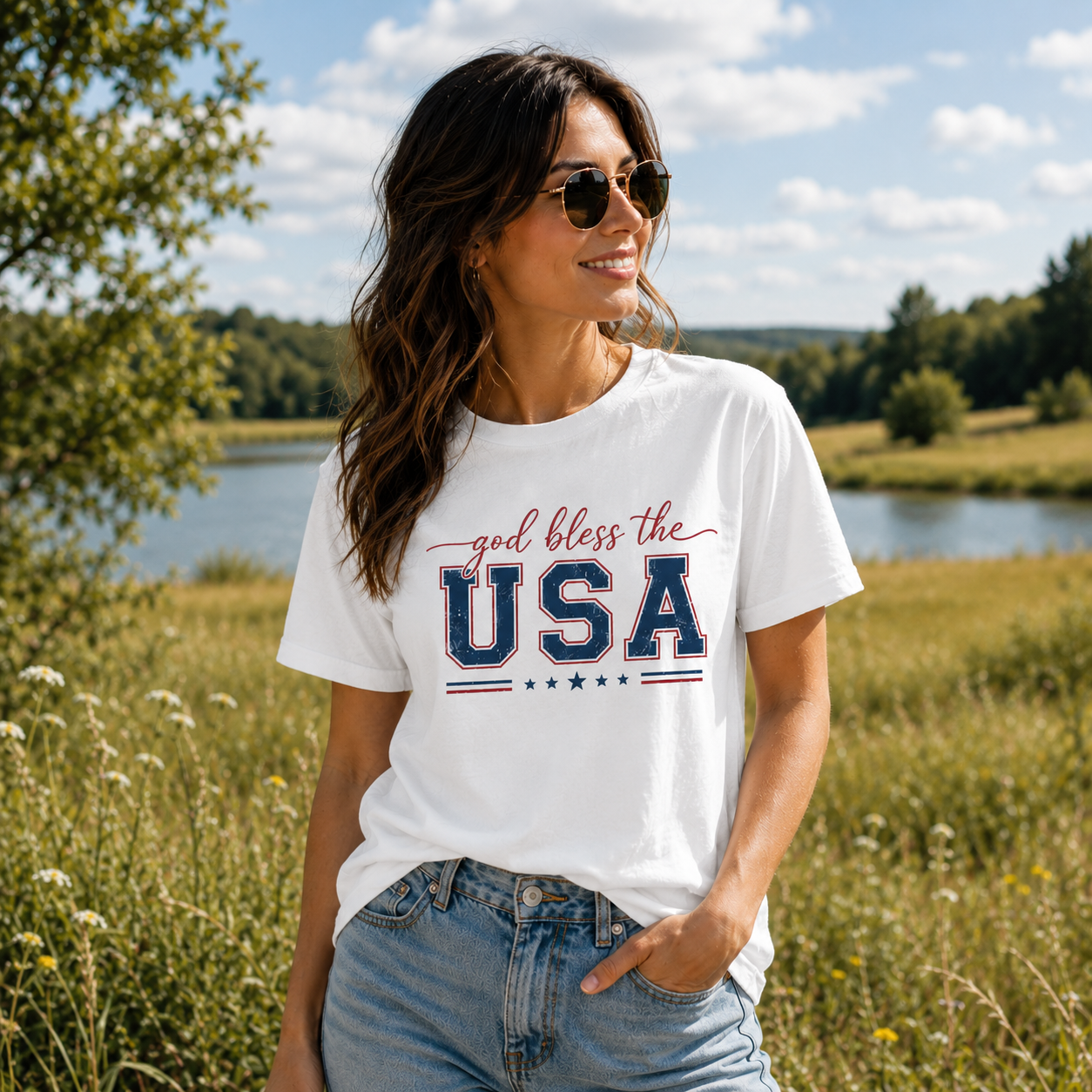 God Bless USA Tee