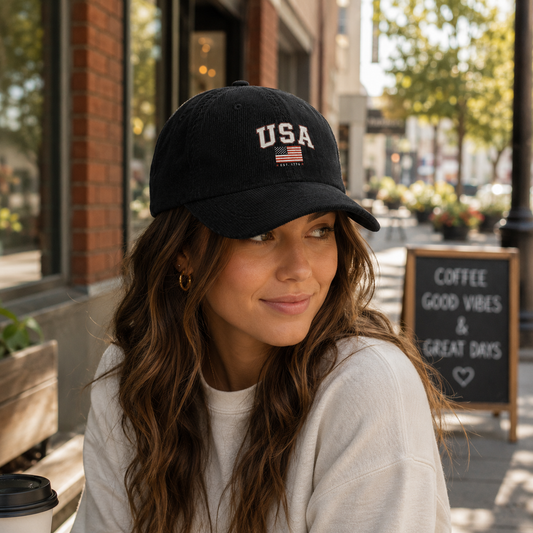 USA Heritage Corduroy Cap