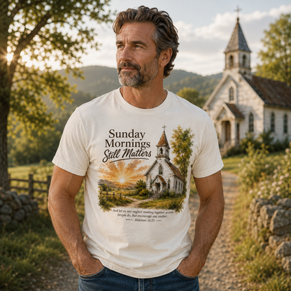 Sunday Morning Grace Organic Tee