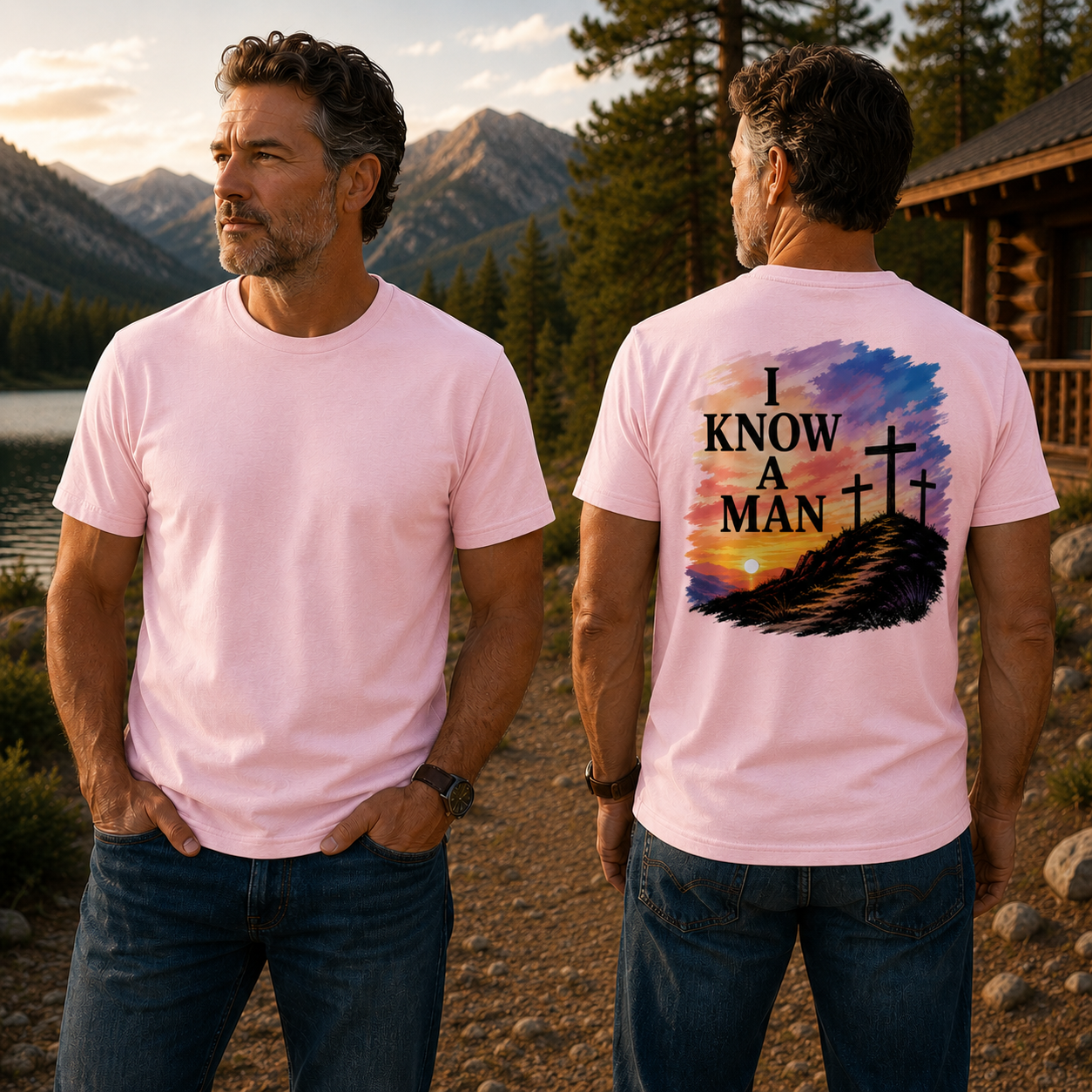 I Know A Man Back Graphic Tee