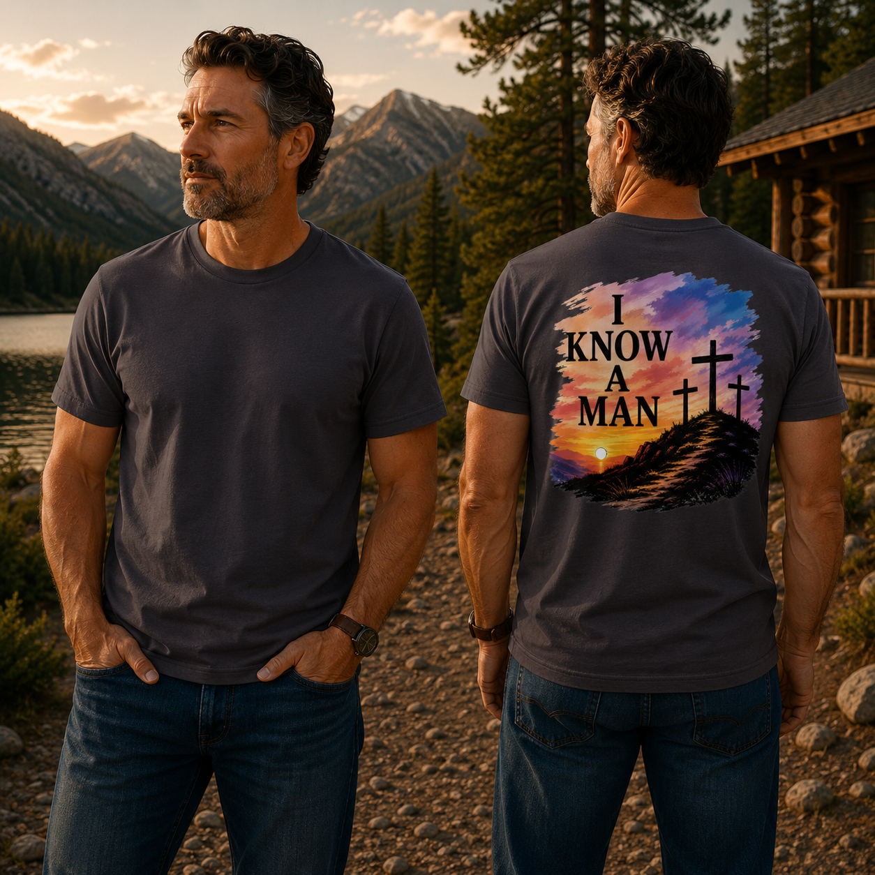 I Know A Man Back Graphic Tee