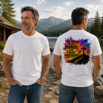 Welcomed Grace Back Graphic Tee