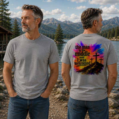 Welcomed Grace Back Graphic Tee