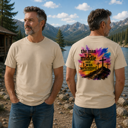Welcomed Grace Back Graphic Tee