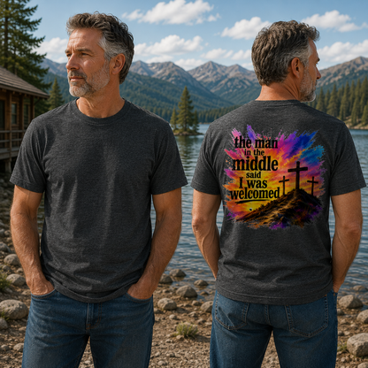 Welcomed Grace Back Graphic Tee