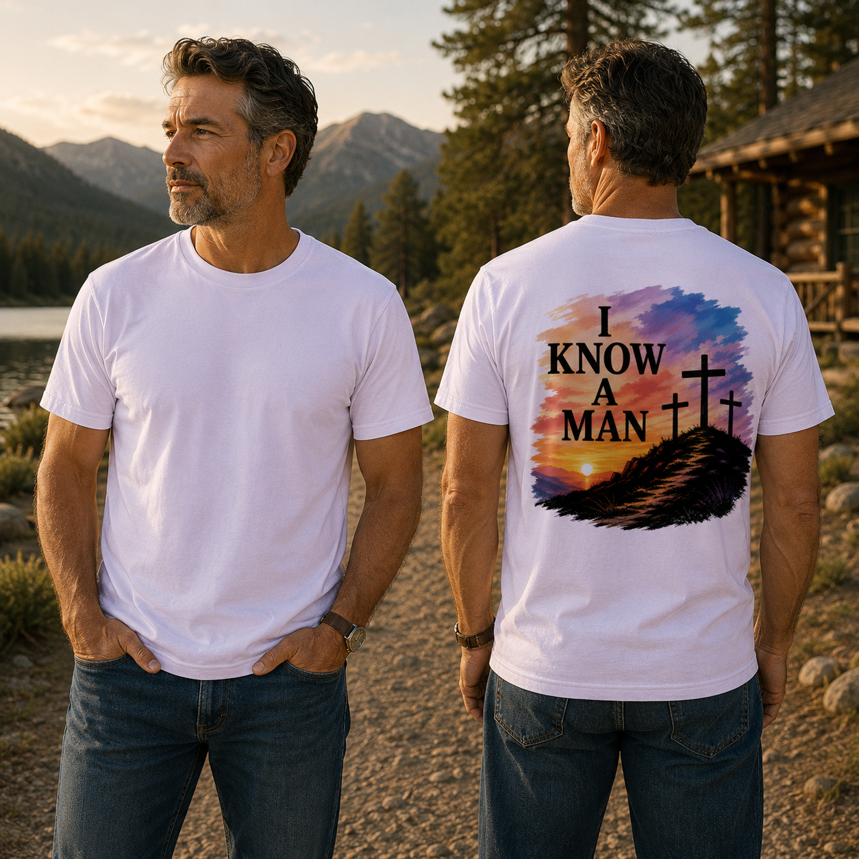 I Know A Man Back Graphic Tee