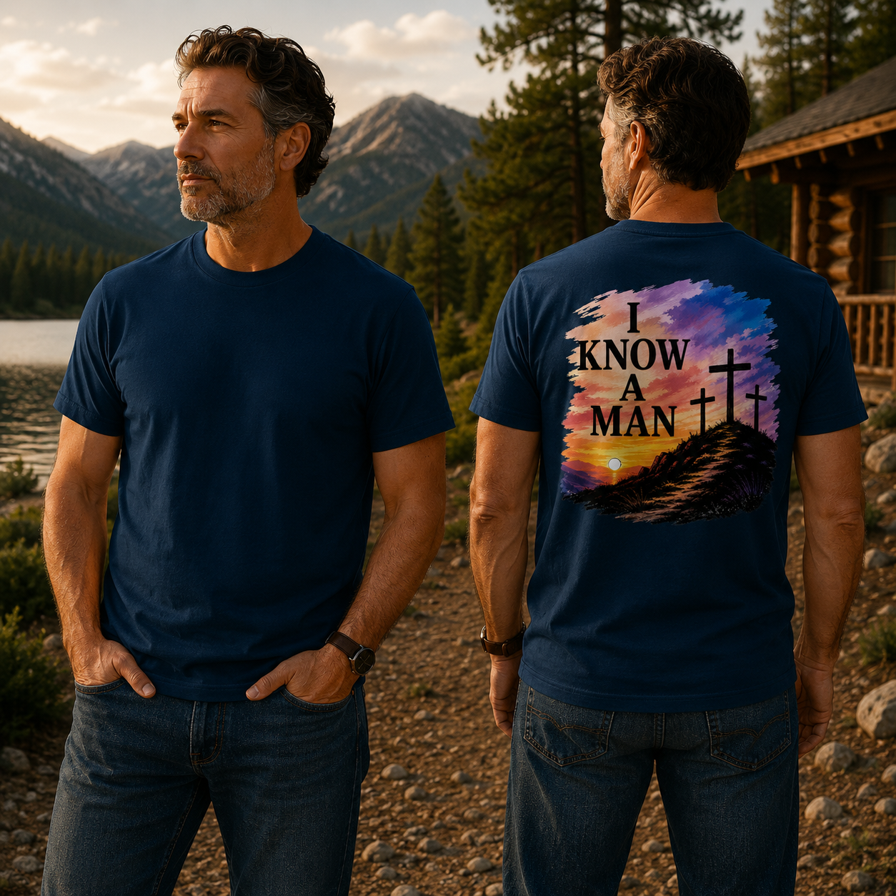 I Know A Man Back Graphic Tee