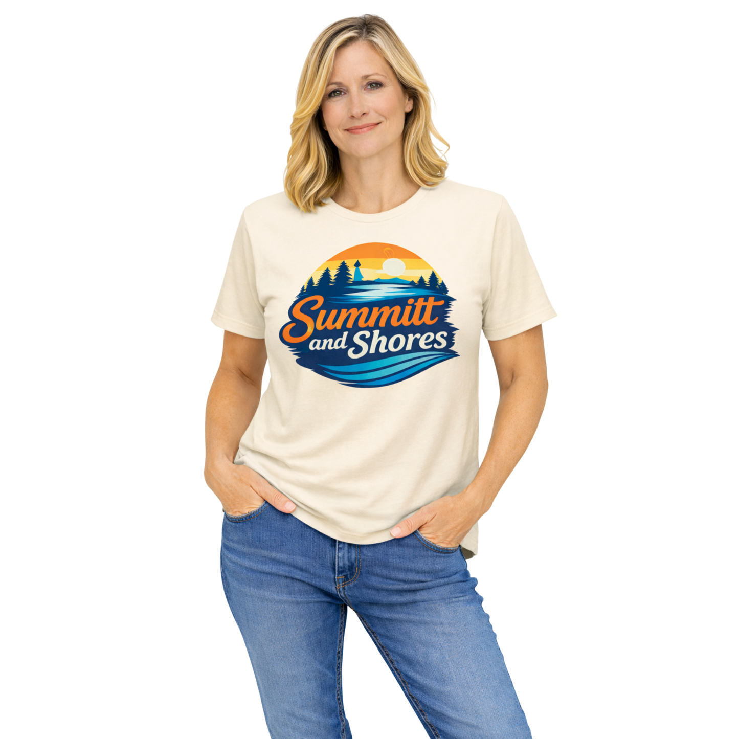 Summitt & Shores Heritage Sunset Badge Tee