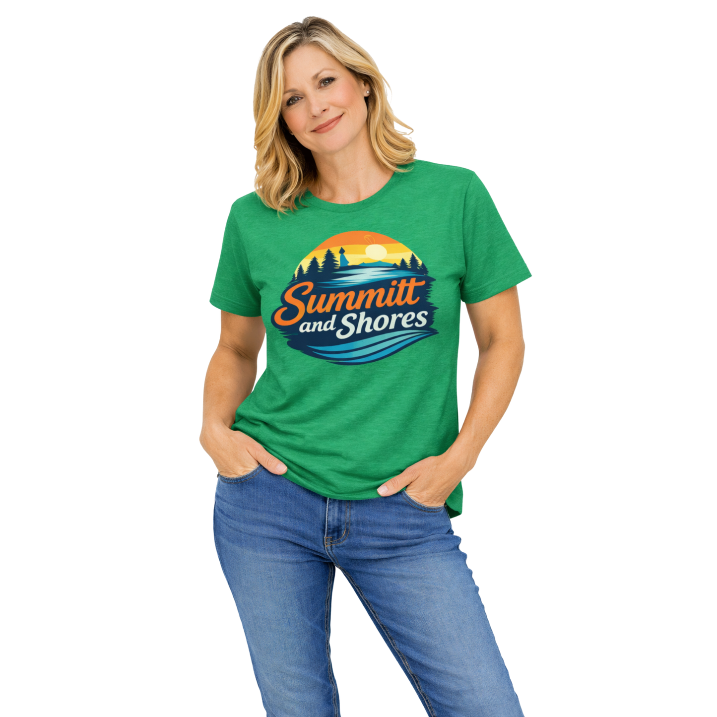 Summitt & Shores Heritage Sunset Badge Tee