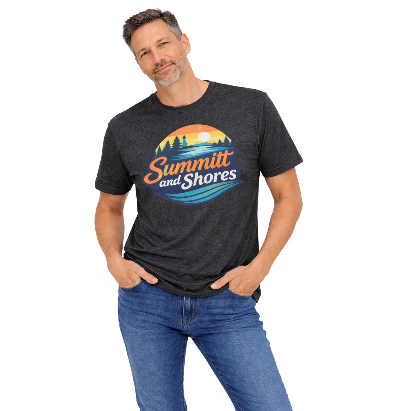 Summitt & Shores Heritage Sunset Badge Tee